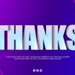 Animated Purple Thank You Slide Template & Google Slides Theme