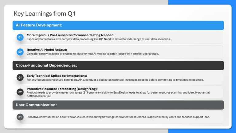 Lessons Learned Infographic Presentation Template