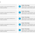 10 Steps Blue Icon Grid Agenda Slide Template & Google Slides Theme