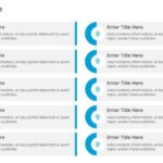 10 Steps Blue Lightbulb Agenda Slide Template & Google Slides Theme