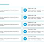 10 Steps Blue Numbered Box Agenda Powerpoint Template & Google Slides Theme