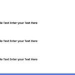 3 Steps Blue Highlight Agenda Powerpoint Template & Google Slides Theme