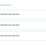 3 Steps Teal Numbered Agenda Slide Template & Google Slides Theme