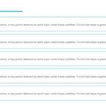 5 Steps Blue Framed Agenda Presentation Template & Google Slides Theme