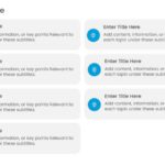 7 Steps Blue Lightbulb Grid Agenda Presentation Template & Google Slides Theme