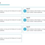7 Steps Blue Numbered Grid Agenda Powerpoint Template & Google Slides Theme