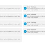9 Steps Blue Circular Icon Agenda Powerpoint Template & Google Slides Theme