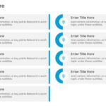 9 Steps Blue Circular Lightbulb Agenda Slide Template & Google Slides Theme