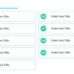 9 Steps Teal Circular Number Agenda Powerpoint Template & Google Slides Theme
