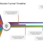 Five Steps Multicolor Funnel Timeline & Google Slides Theme