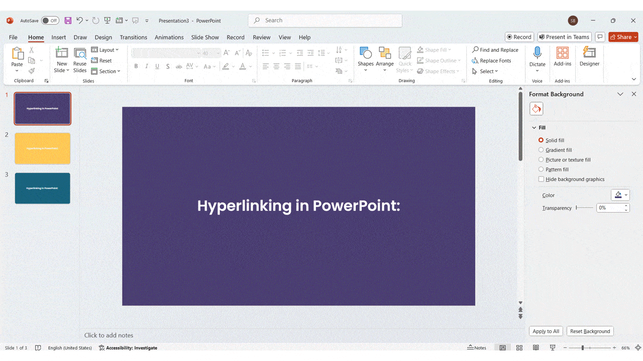 How to Add a Hyperlink in PowerPoint