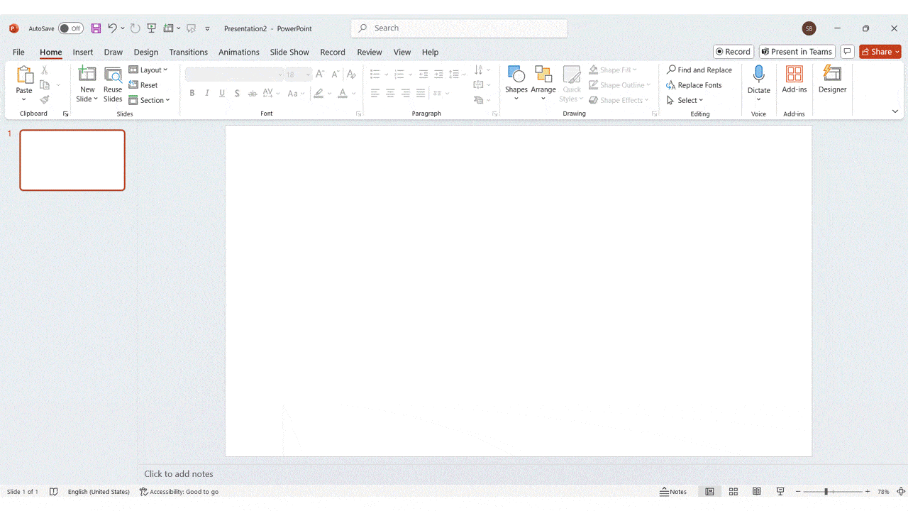 Presenter View in PowerPoint