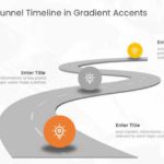 Three Steps Timeline In Gradient Accents & Google Slides Theme