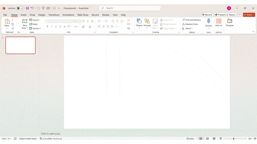How to Make a Thin Curved Arrow in PowerPoint