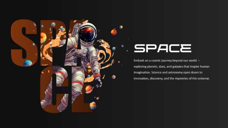 Animated Space Presentation Background