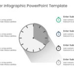 Circular Timer Infographic PowerPoint Template & Google Slides Theme