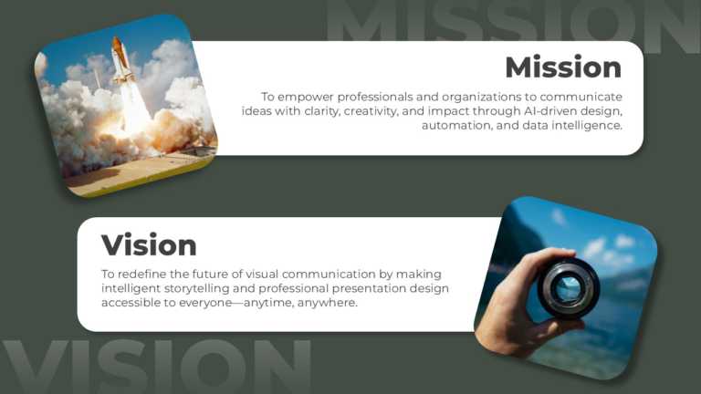 Modern Mission And Vision PowerPoint Template