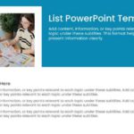1 Steps Action Points List PPT Template & Google Slides Theme