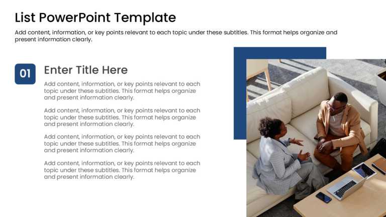 1 Steps Priority List Presentation Template & Google Slides Theme