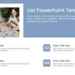4 Steps Action Points List PPT Template & Google Slides Theme