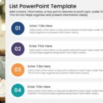 4 Steps Numbered List Presentation Template & Google Slides Theme