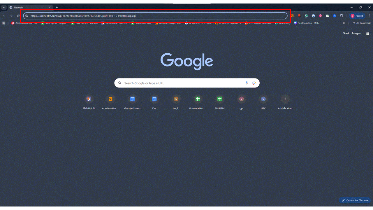 Here's how to Install These color palettes in your presentation.