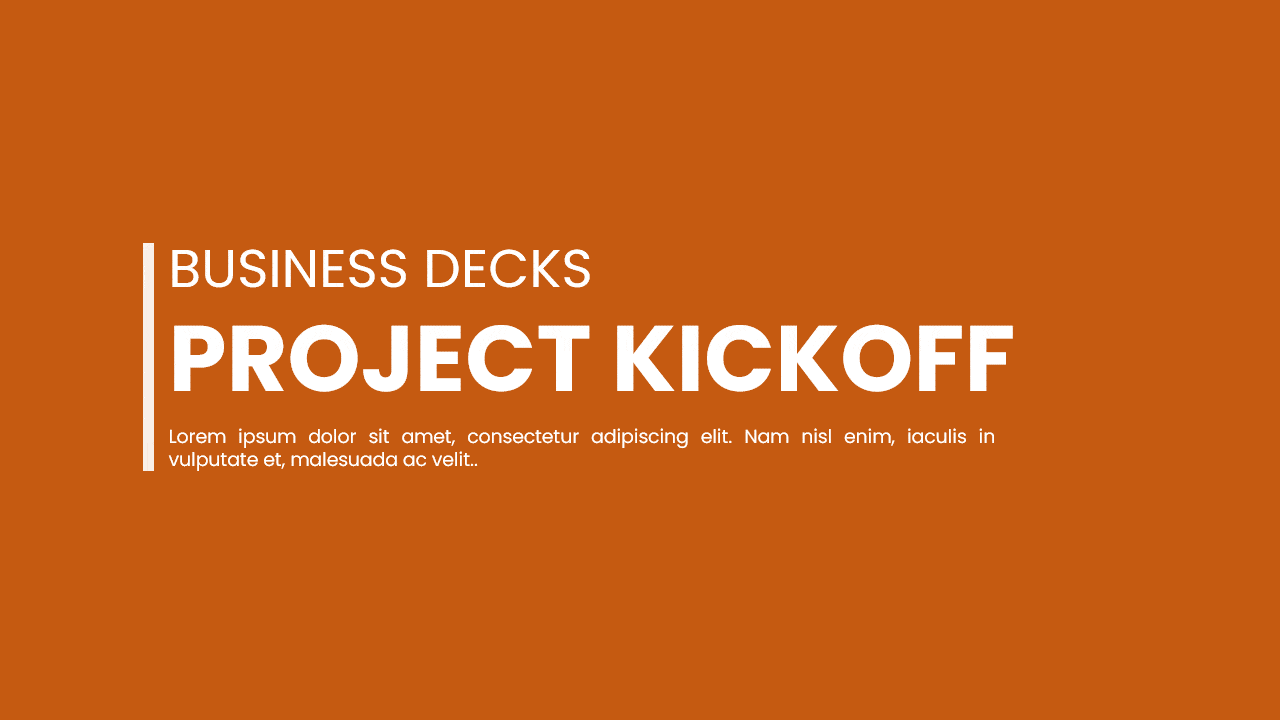Grab This Project Kickoff Presentation Template Deck For Your Next Big Presentation