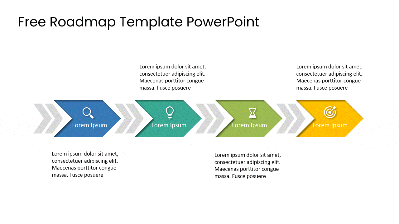 Download Professional Chevron Process Layouts for Business Presentations