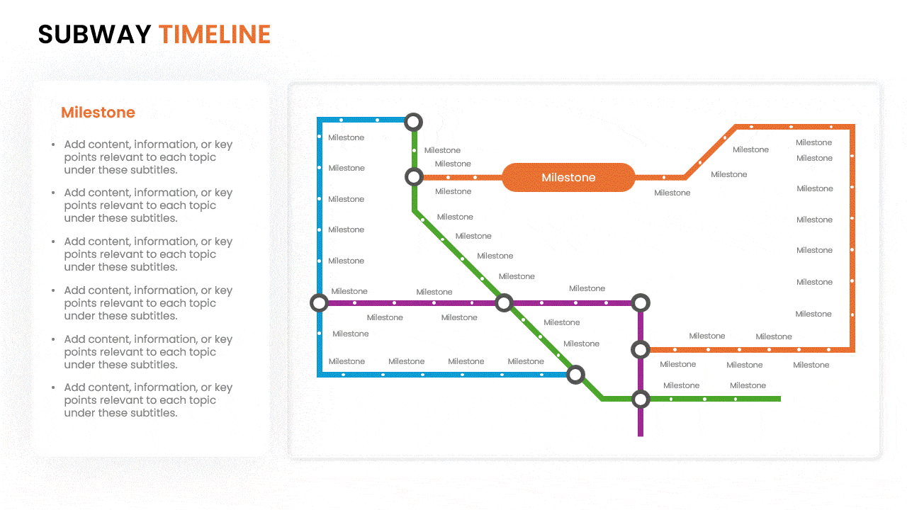 Get Ready-to-Use Subway Map Slide Layouts for PowerPoint & Google Slides