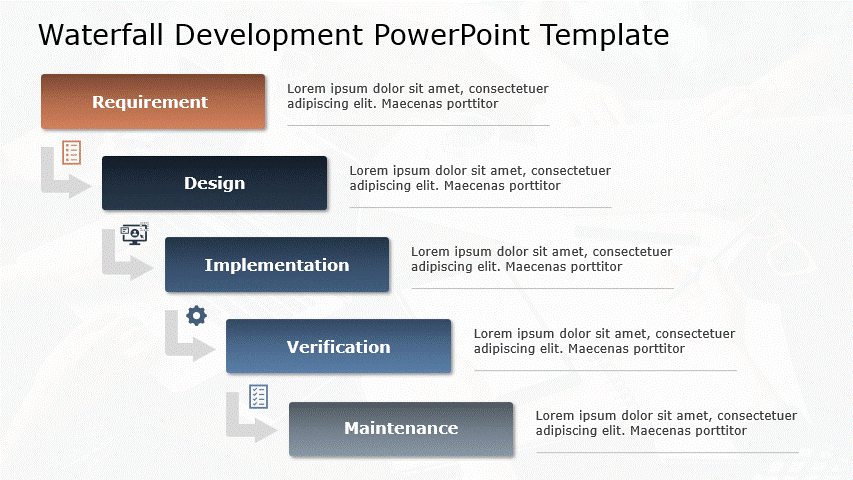 Waterfall Methodology PowerPoint Templates Download Now!