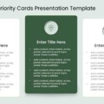 3 Business Priority Cards Presentation Template & Google Slides Theme