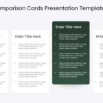 4 Priority Comparison Cards Presentation Template & Google Slides Theme