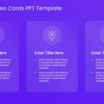 4 Soft Glow Idea Cards PPT Template & Google Slides Theme