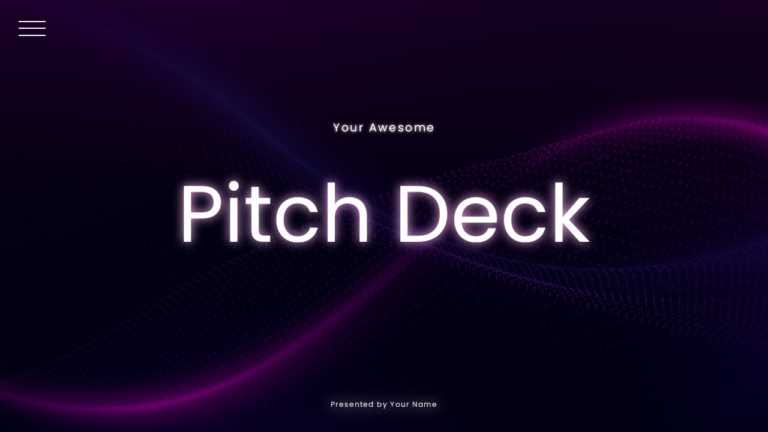 Animated Product Pitch Deck 