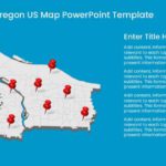 Portland Oregon US Map PowerPoint Template & Google Slides Theme