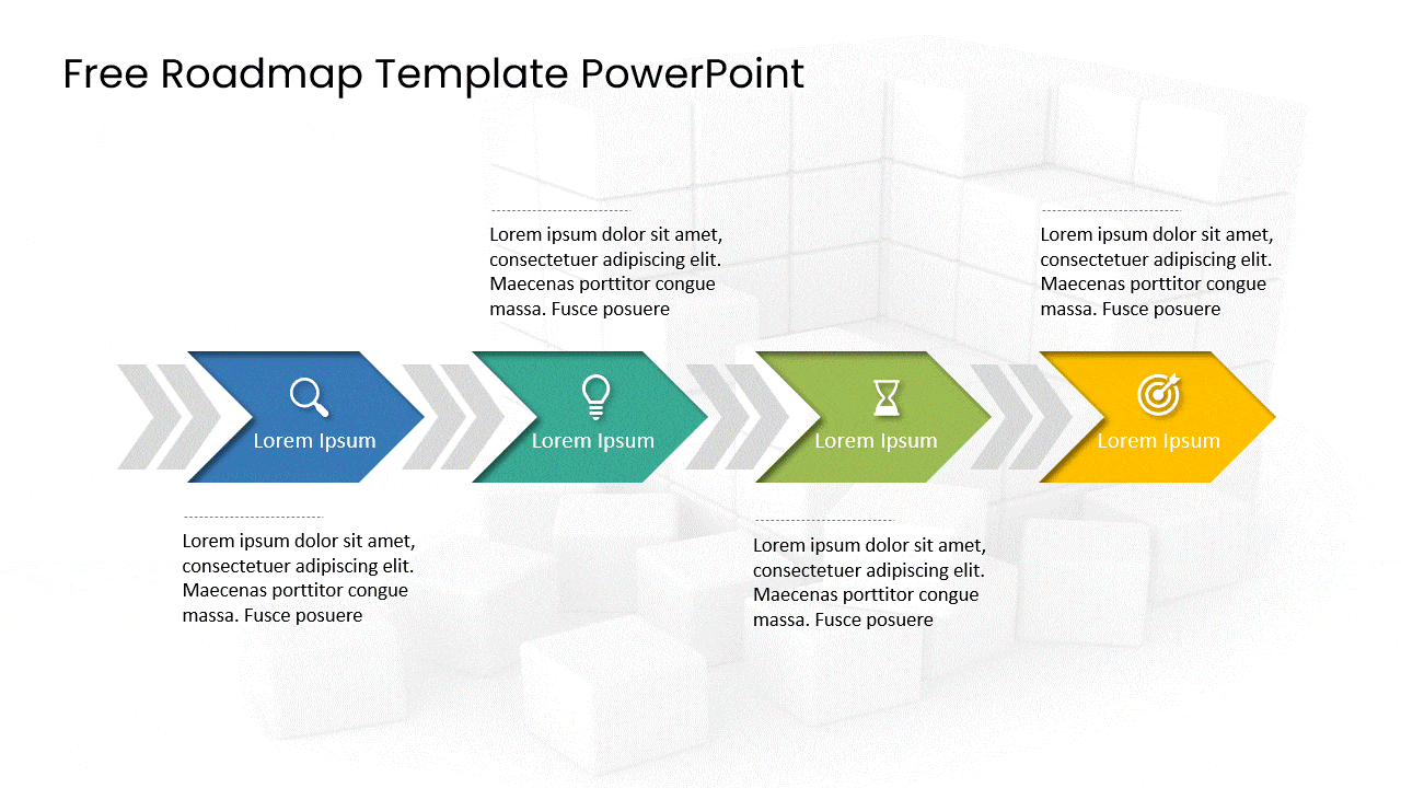 Present ideas clearly with clean, readable content slides. Access them here.
