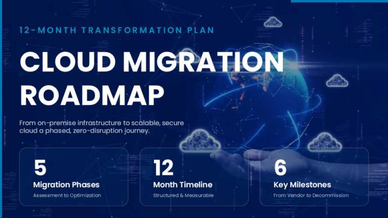 Cloud Migration Roadmap Presentation & Google Slides Theme