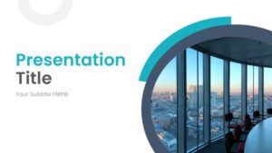 Animated Circle Themed PowerPoint Background