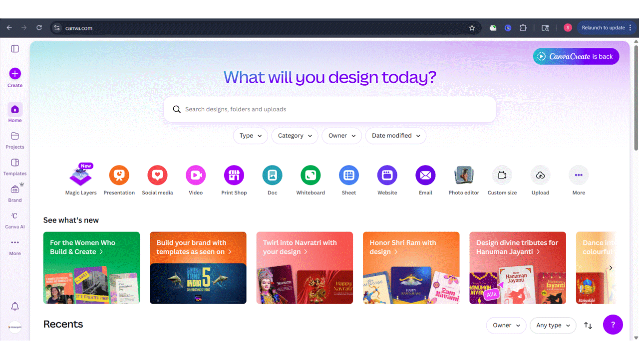 How to Make Text Curve in Google Slides: Method 4: with Canva