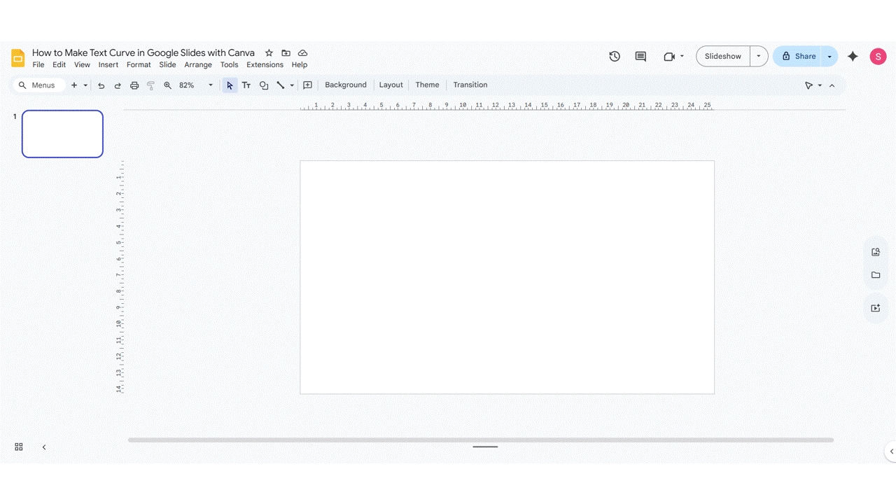 How to Curve Text in Google Slides: Method 5 (Advanced): Using Apps Script