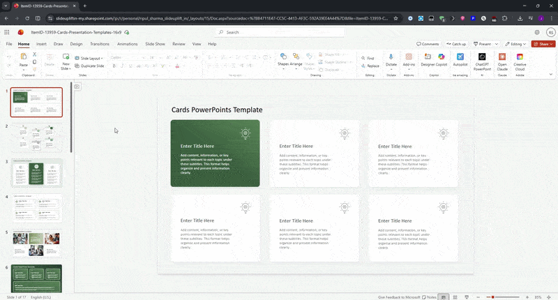 Here is How to Hide Slides in PowerPoint on the Web: Method 1: Normal View