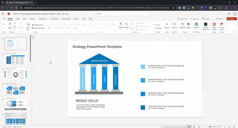 How to Unhide Slides in PowerPoint on the Web: Method 1: Normal View