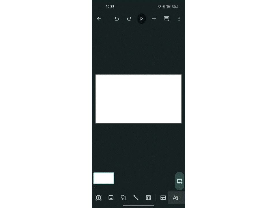 Building a Venn Diagram in Google Slides on Mobile