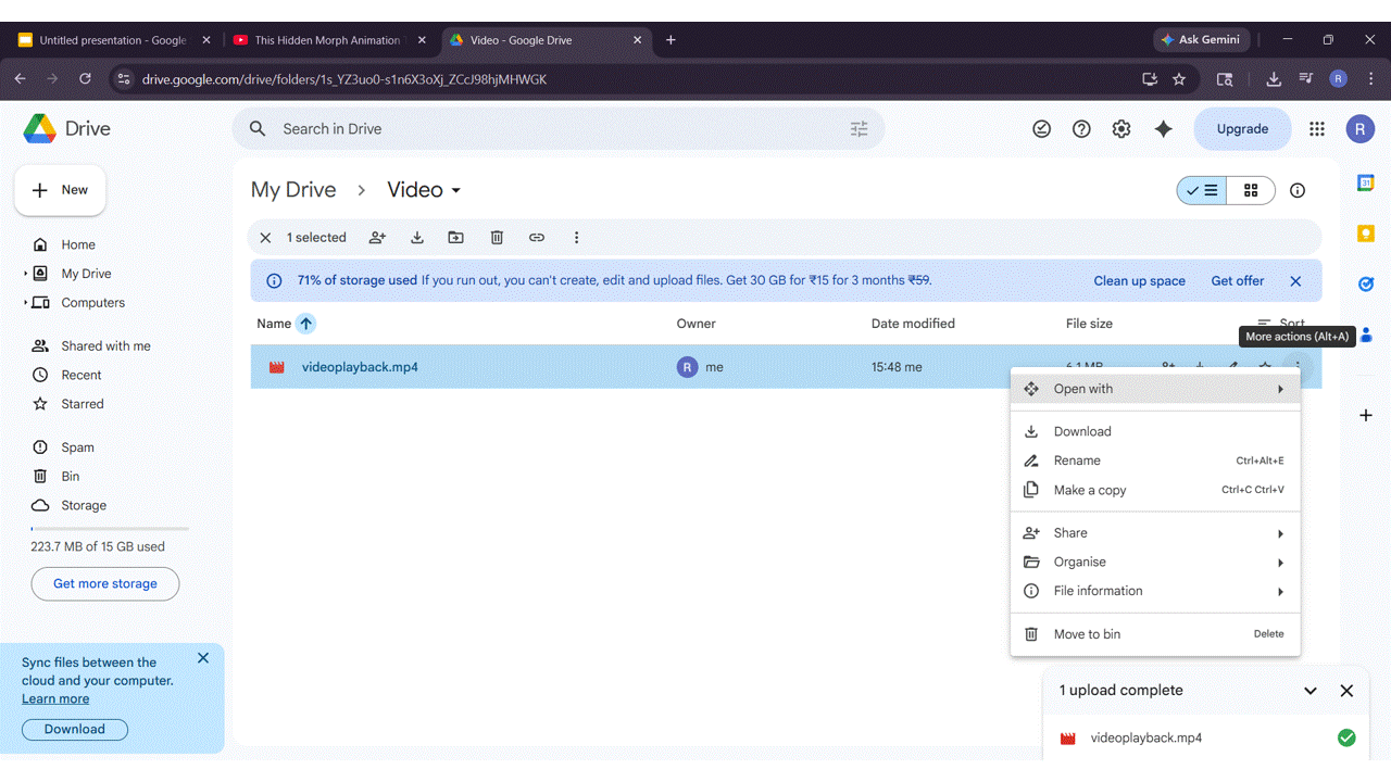 How to Embed a Video in Google Slides from Google Drive