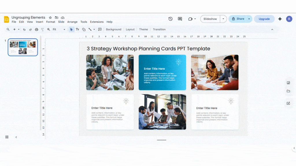 Here is How to Unlock an Image in Google Slides: Ungrouping Elements
