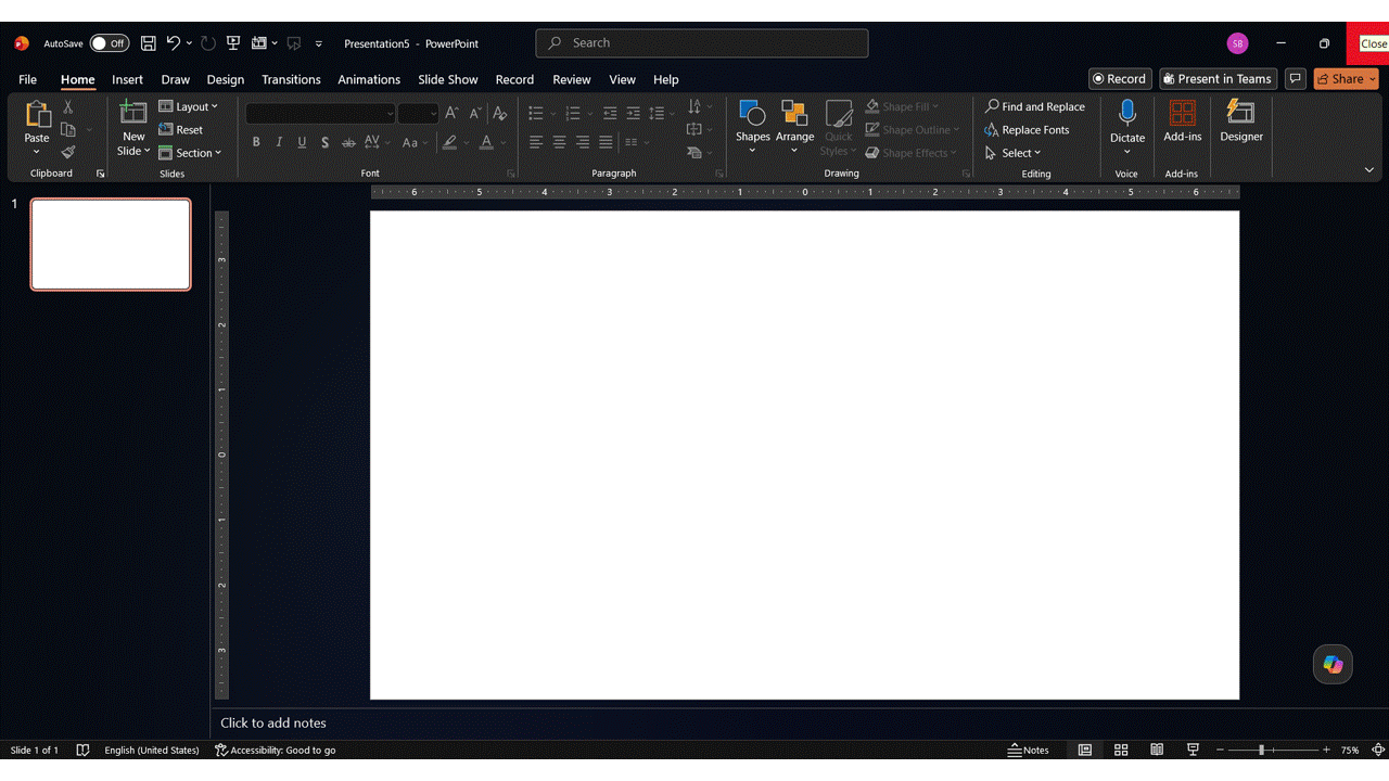 How to open the VBA editor in PowerPoint