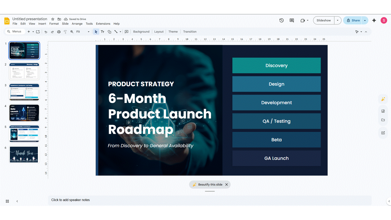 How to Add a Border in Google Slides: Method 4