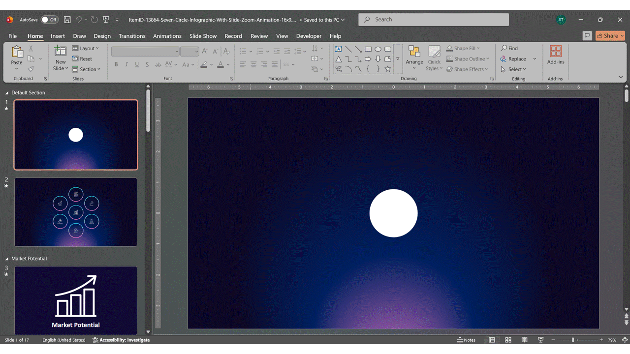 Here are the steps for Creating a Basic Slide Zoom