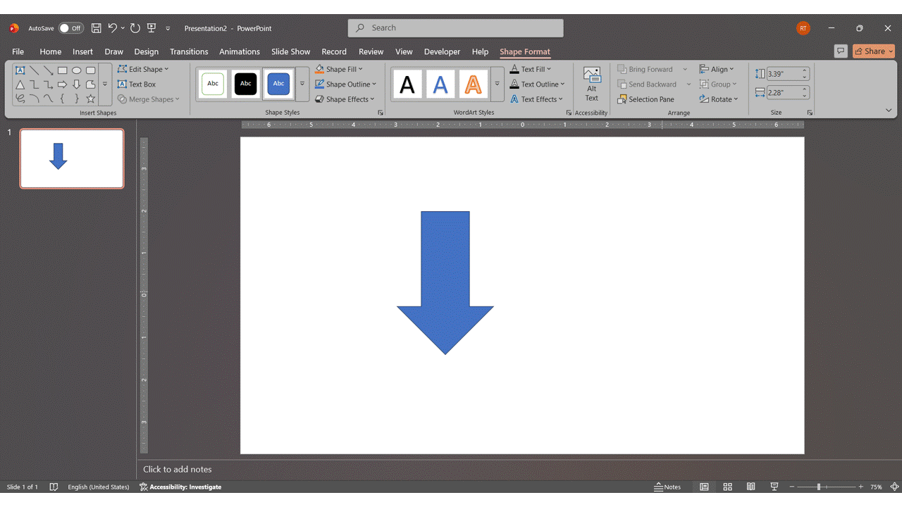  How to Rotate or Reposition an Arrow in PowerPoint