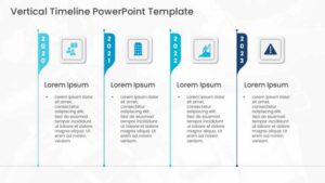 Vertical Timeline PowerPoint Template